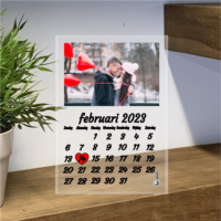 Kalender met foto - Maat L - 17 x 22 cm.